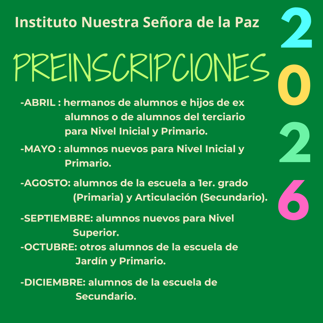 Inscripciones 2026
